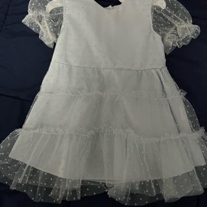 Baby blue dress for baby girl